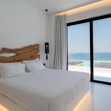 Villa Wonderful Mykonos | Rohfa | 5 Bedrooms | Unique Aegean Sea Views | Private Infinity Pool | Ftelia Beach