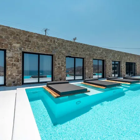 Wonderful Mykonos | Rohfa | 5 Bedrooms | Unique Aegean Sea Views | Private Infinity Pool | Ftelia Beach Villa *